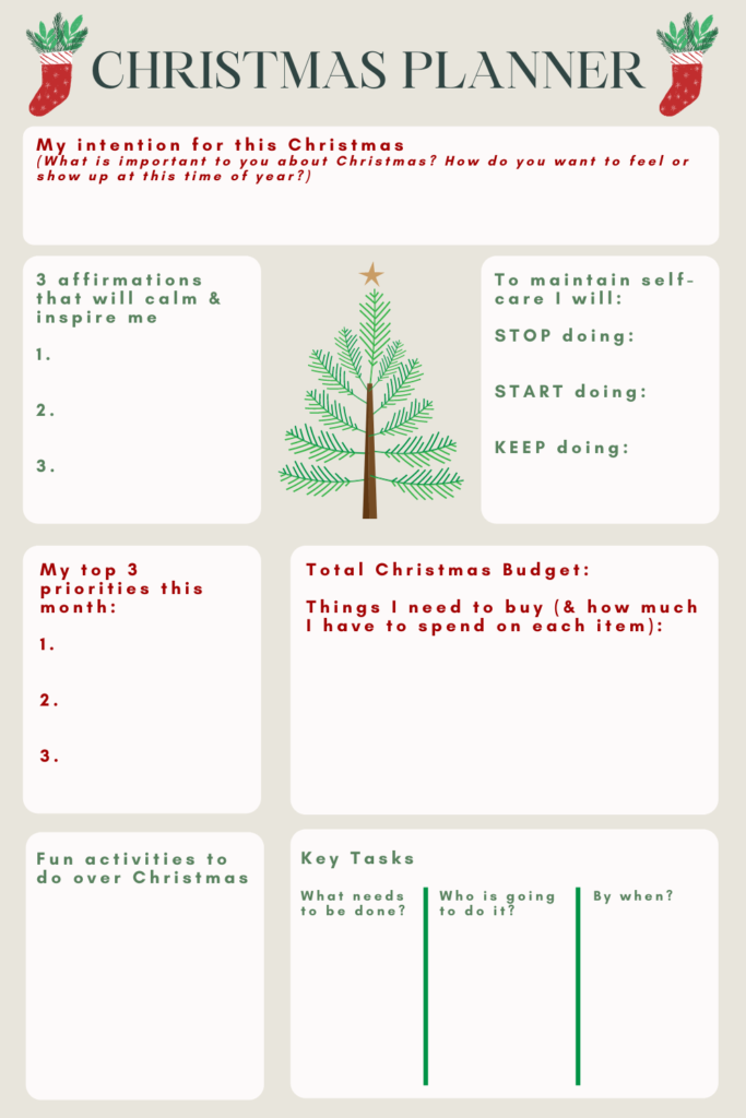 Christmas Planner